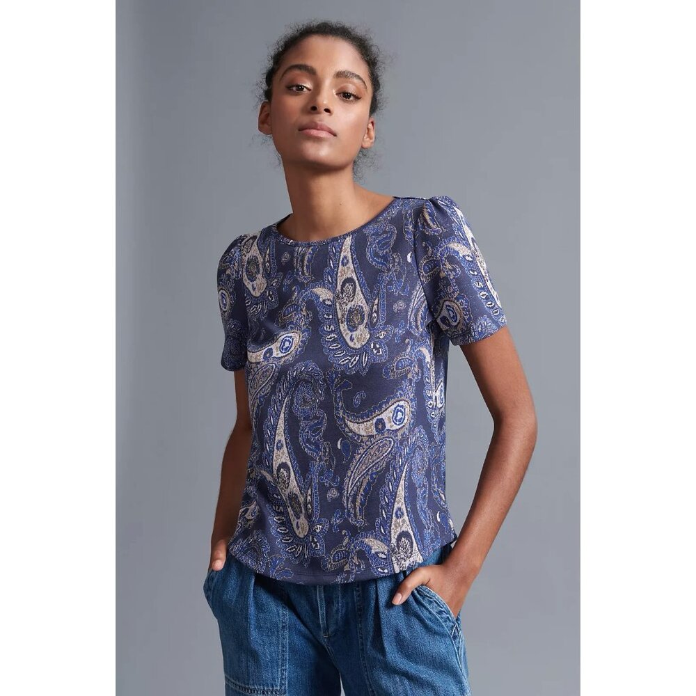 Anthropologie Demeter Paisley Tee